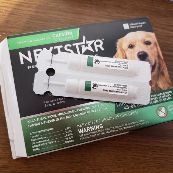 Nextstar For Dogs 45 - 88 lbs Flea Tick Topical 2 doses - Picture 5 of 5